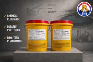 Sikagard-694 FI flowable epoxy putty — deep void filling honeycombed concrete repair full depth penetration strong bond India
