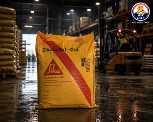 Sikagrout 214 product packaging — non-shrink cement grout for structural grouting applications Sika India
