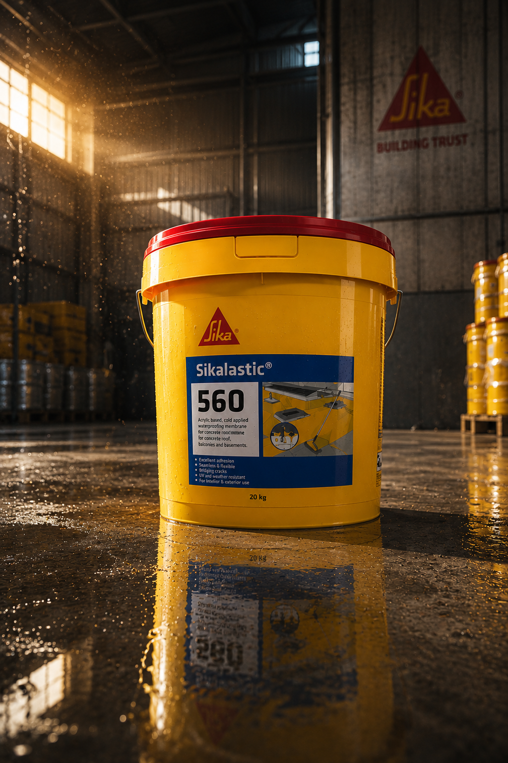 Sika Sikalastic-560 — durable two-component polyurethane waterproofing chemical for roof waterproofing and permanent leakage solution India
