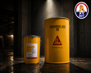Sikament 4101NS product close up — SNF based superplasticizer admixture specifications Sika India

