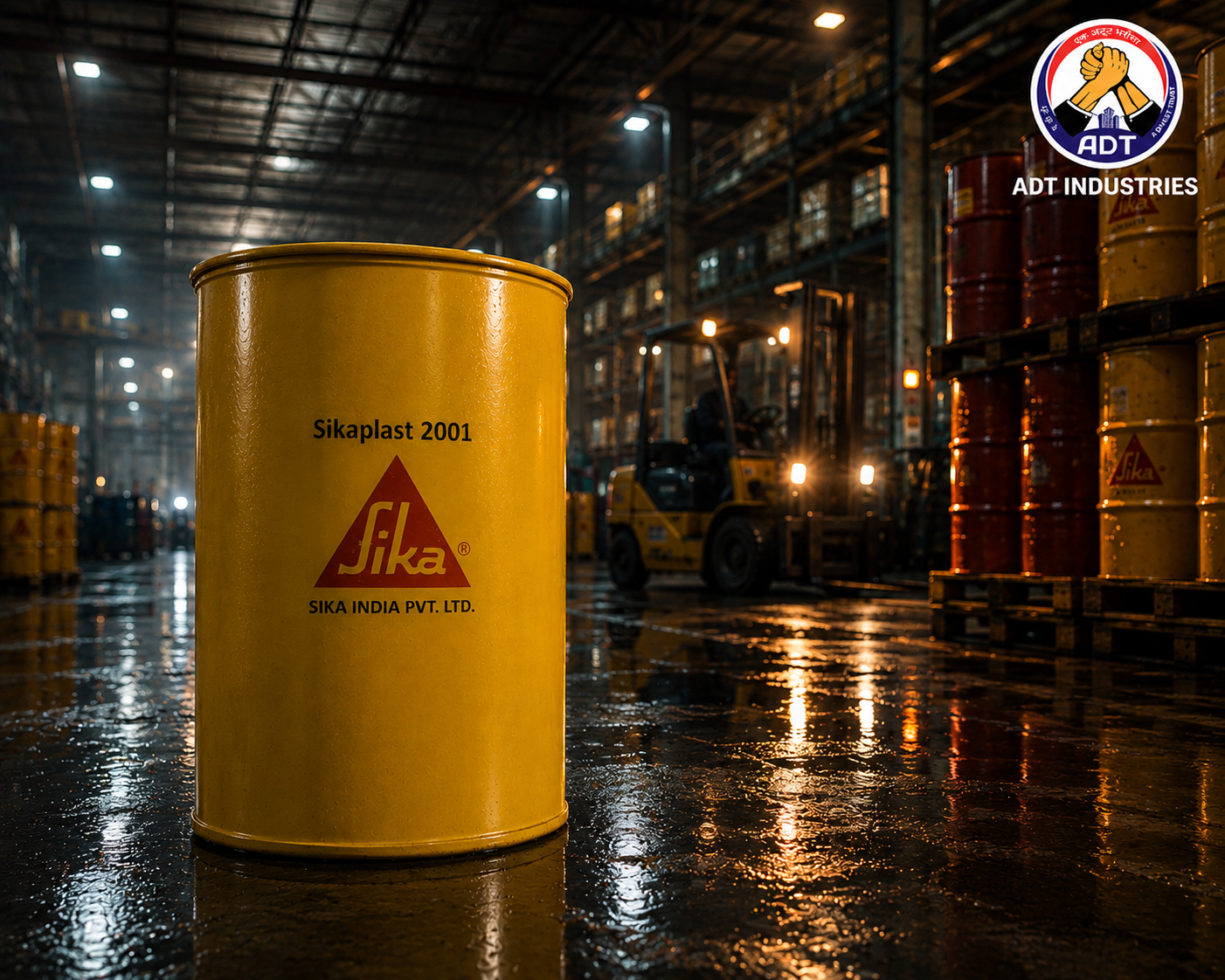 Sikaplast 2001 construction chemical — low PC superplasticizer admixture concrete bleeding segregation water reduction India
