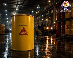 Sikaplast 2001 construction chemical — low PC superplasticizer admixture concrete bleeding segregation water reduction India
