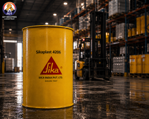 Sikaplast 4206 product packaging — mid PC polycarboxylate superplasticizer admixture Sikaplast range Sika India
