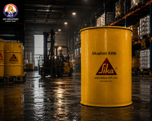 Sikaplast 4206 product close up — mid PC polycarboxylate superplasticizer admixture specifications Sika India
