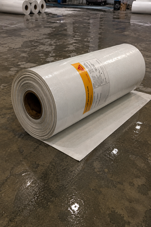 SikaProof 312 HDPE SG W IN product packaging — pre-applied waterproofing membrane with heat-weldable selvedge for basement waterproofing India
