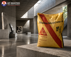SIKAREP MICROCRETE-4 fibre-reinforced repair micro concrete — durable structural concrete restoration crack control impact resistance India
