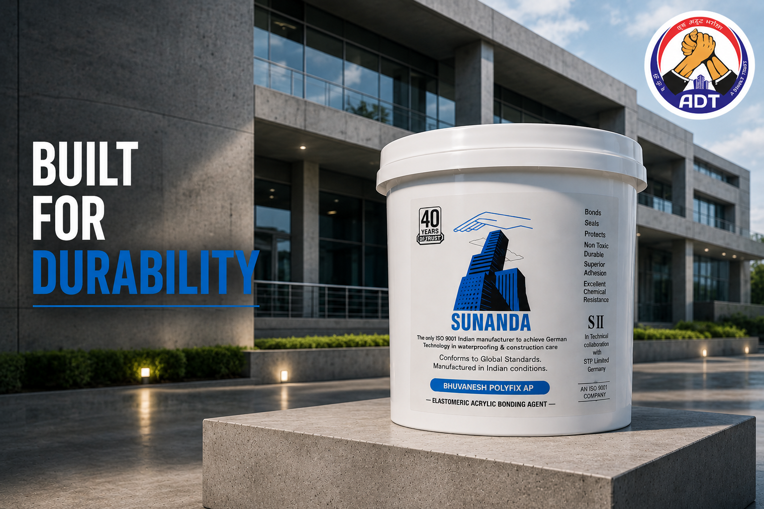 Sunanda Polyfill AR crack repair paste from Sunanda Speciality Coatings India
