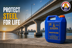 Sunanda Rusticide protecting reinforcement steel for long service life in bridges and infrastructure India