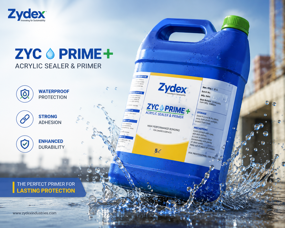 ZycoPrime+ — multi-functional construction chemical that boosts structural adhesion and dampness resistance in cementitious environments




