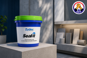 Zydex Seal-It water and UV resistant crack filler sealing a hairline crack